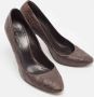 Gucci Vintage Pre-owned Leather heels Brown Dames - Thumbnail 4