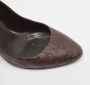 Gucci Vintage Pre-owned Leather heels Brown Dames - Thumbnail 7