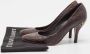 Gucci Vintage Pre-owned Leather heels Brown Dames - Thumbnail 9