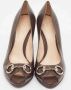 Gucci Vintage Pre-owned Leather heels Brown Dames - Thumbnail 3