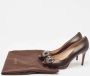 Gucci Vintage Pre-owned Leather heels Brown Dames - Thumbnail 9