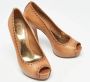 Gucci Vintage Pre-owned Leather heels Brown Dames - Thumbnail 3