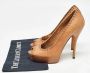 Gucci Vintage Pre-owned Leather heels Brown Dames - Thumbnail 8