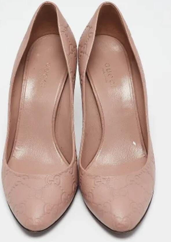 Gucci Vintage Pre-owned Leather heels Brown Dames