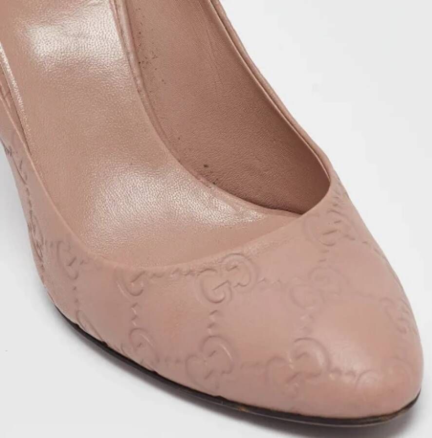 Gucci Vintage Pre-owned Leather heels Brown Dames