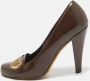 Gucci Vintage Pre-owned Leather heels Brown Dames - Thumbnail 2