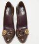 Gucci Vintage Pre-owned Leather heels Brown Dames - Thumbnail 3