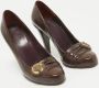 Gucci Vintage Pre-owned Leather heels Brown Dames - Thumbnail 4