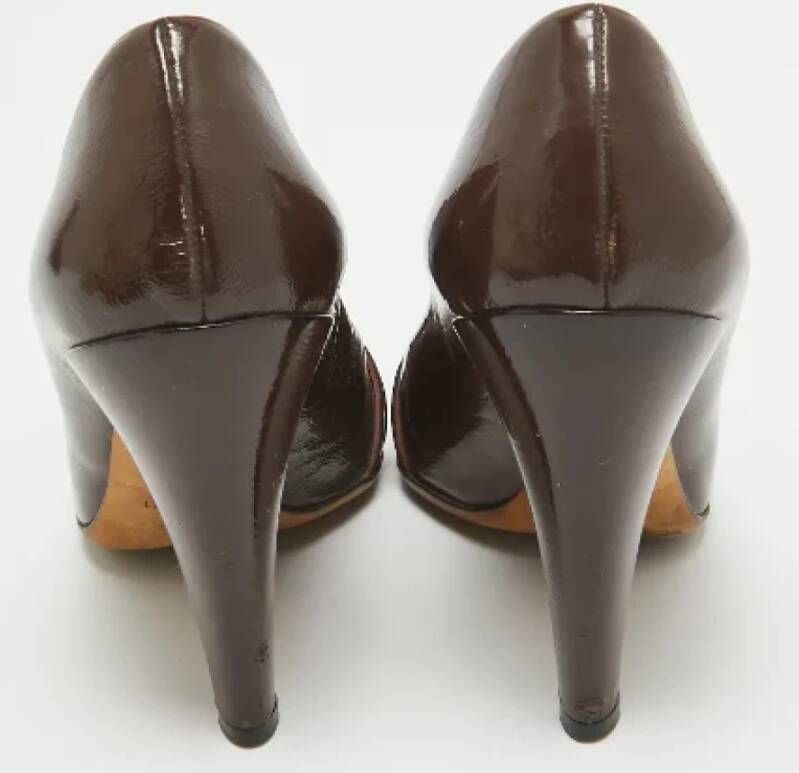 Gucci Vintage Pre-owned Leather heels Brown Dames