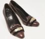 Gucci Vintage Pre-owned Leather heels Brown Dames - Thumbnail 4
