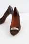 Gucci Vintage Pre-owned Leather heels Brown Dames - Thumbnail 5