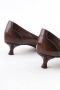 Gucci Vintage Pre-owned Leather heels Brown Dames - Thumbnail 4