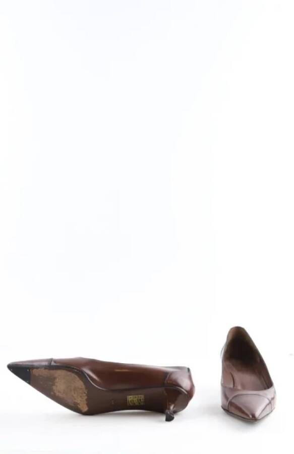 Gucci Vintage Pre-owned Leather heels Brown Dames