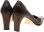 Gucci Vintage Pre-owned Leather heels Brown Unisex - Thumbnail 4