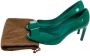 Gucci Vintage Pre-owned Leather heels Green Dames - Thumbnail 8