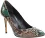 Gucci Vintage Pre-owned Leather heels Green Dames - Thumbnail 2