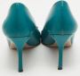 Gucci Vintage Pre-owned Leather heels Green Dames - Thumbnail 5