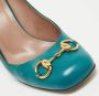 Gucci Vintage Pre-owned Leather heels Green Dames - Thumbnail 8