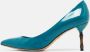 Gucci Vintage Pre-owned Leather heels Green Dames - Thumbnail 2