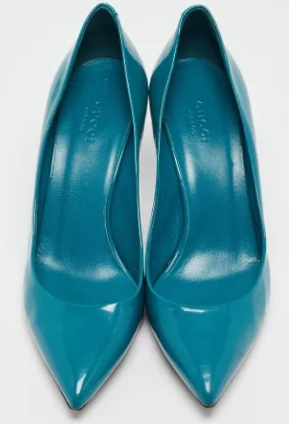 Gucci Vintage Pre-owned Leather heels Green Dames