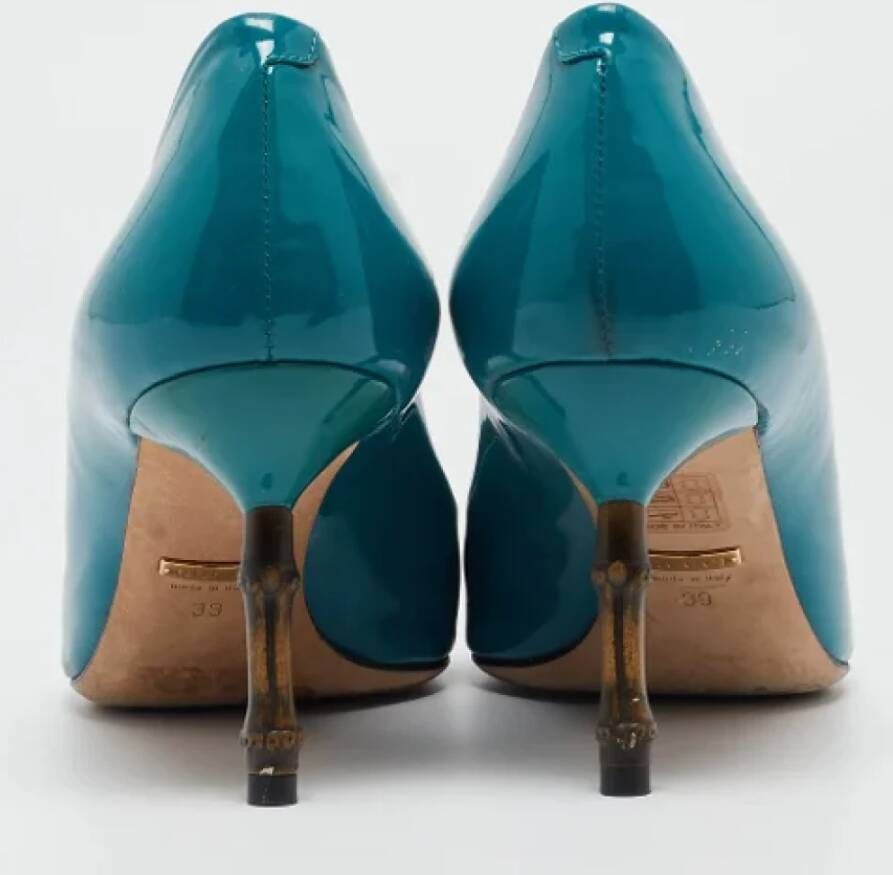 Gucci Vintage Pre-owned Leather heels Green Dames