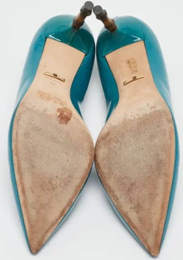 Gucci Vintage Pre-owned Leather heels Green Dames