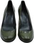 Gucci Vintage Pre-owned Leather heels Green Dames - Thumbnail 3