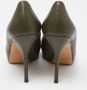 Gucci Vintage Pre-owned Leather heels Green Dames - Thumbnail 5