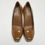 Gucci Vintage Pre-owned Leather heels Green Dames - Thumbnail 3