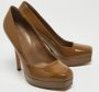 Gucci Vintage Pre-owned Leather heels Green Dames - Thumbnail 4