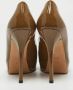 Gucci Vintage Pre-owned Leather heels Green Dames - Thumbnail 5