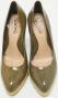 Gucci Vintage Pre-owned Leather heels Green Dames - Thumbnail 3