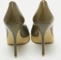 Gucci Vintage Pre-owned Leather heels Green Dames - Thumbnail 5