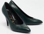 Gucci Vintage Pre-owned Leather heels Green Dames - Thumbnail 4