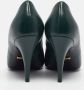 Gucci Vintage Pre-owned Leather heels Green Dames - Thumbnail 5