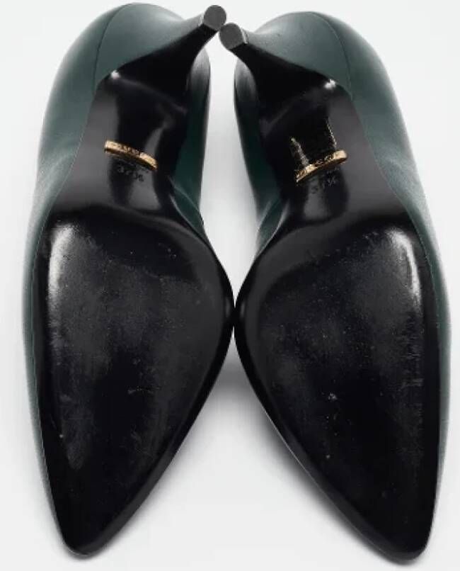 Gucci Vintage Pre-owned Leather heels Green Dames