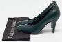 Gucci Vintage Pre-owned Leather heels Green Dames - Thumbnail 9