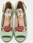 Gucci Vintage Pre-owned Leather heels Green Dames - Thumbnail 2