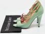 Gucci Vintage Pre-owned Leather heels Green Dames - Thumbnail 8