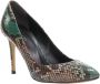 Gucci Vintage Pre-owned Leather heels Green Dames - Thumbnail 2