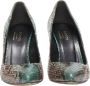 Gucci Vintage Pre-owned Leather heels Green Dames - Thumbnail 3