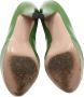 Gucci Vintage Pre-owned Leather heels Green Dames - Thumbnail 3