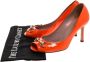 Gucci Vintage Pre-owned Leather heels Orange Dames - Thumbnail 7