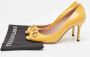 Gucci Vintage Pre-owned Leather heels Orange Dames - Thumbnail 9