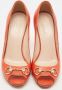 Gucci Vintage Pre-owned Leather heels Orange Dames - Thumbnail 3