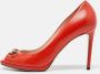 Gucci Vintage Pre-owned Leather heels Orange Dames - Thumbnail 2