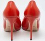 Gucci Vintage Pre-owned Leather heels Orange Dames - Thumbnail 5