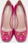 Gucci Vintage Pre-owned Leather heels Pink Dames - Thumbnail 3