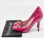 Gucci Vintage Pre-owned Leather heels Pink Dames - Thumbnail 9