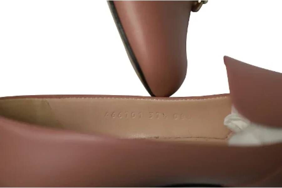 Gucci Vintage Pre-owned Leather heels Pink Dames